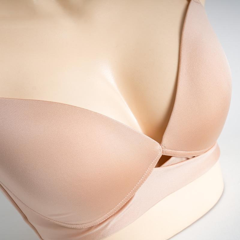 NEIWAI Spring/Summer Underwear Patent Mold Cup 5/8 Cup Large Chest Mold Cup Style Thin Shoulder Strap Bra