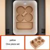 Car Central Control Refrigerator Silicone Pad Fit For BYD Leopard 8 Modified Auto Refrigerator Limit Fixed Grid Anti-slip Pad