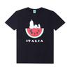 Дикий осел Унисекс Футболка Snoopy T iTalia Черная