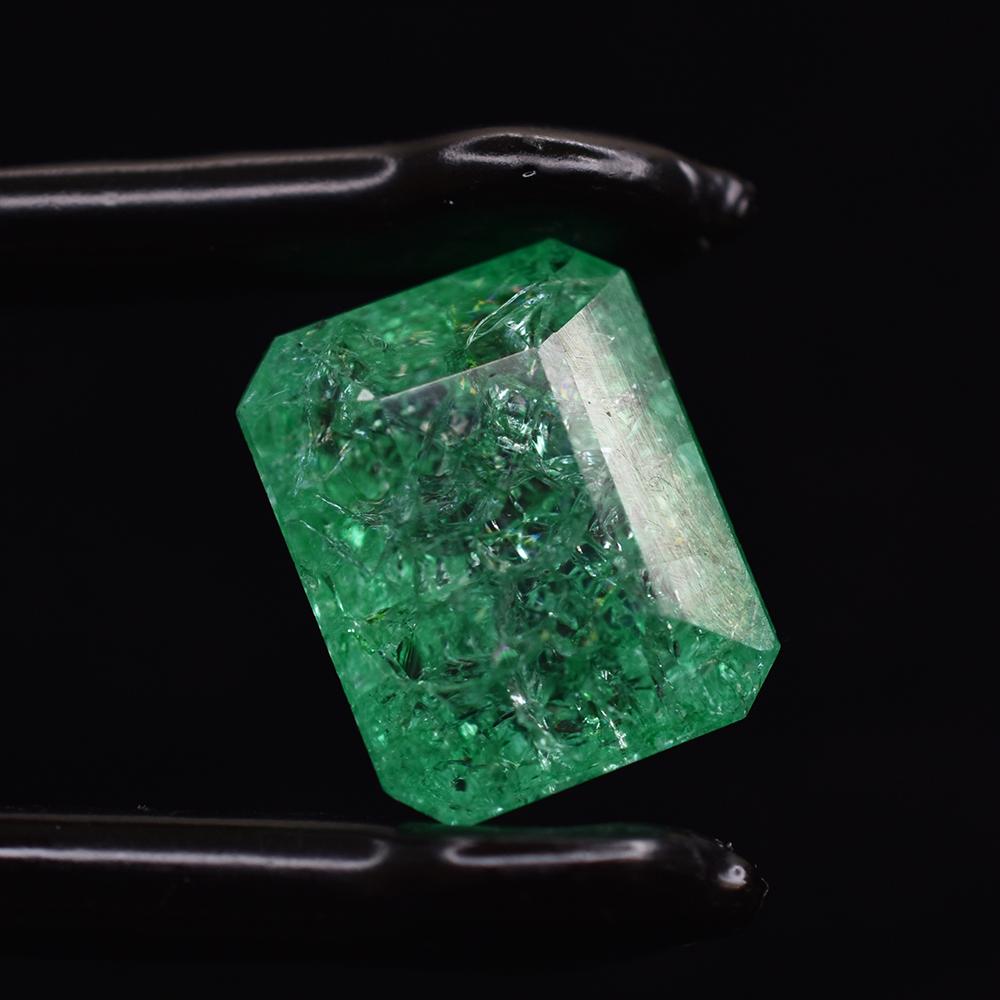 Green Emerald Emerald Cut Natural 23.05 Ct Loose Gemstone