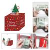Square Paper Christmas Cash Box Paper Cash Gift Box Creative Christmas Money Box  Children