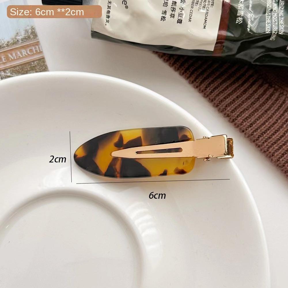 Acetate Seamless Hair Clip Headdress No Bend Barrettes New No Crease Hairpin Women