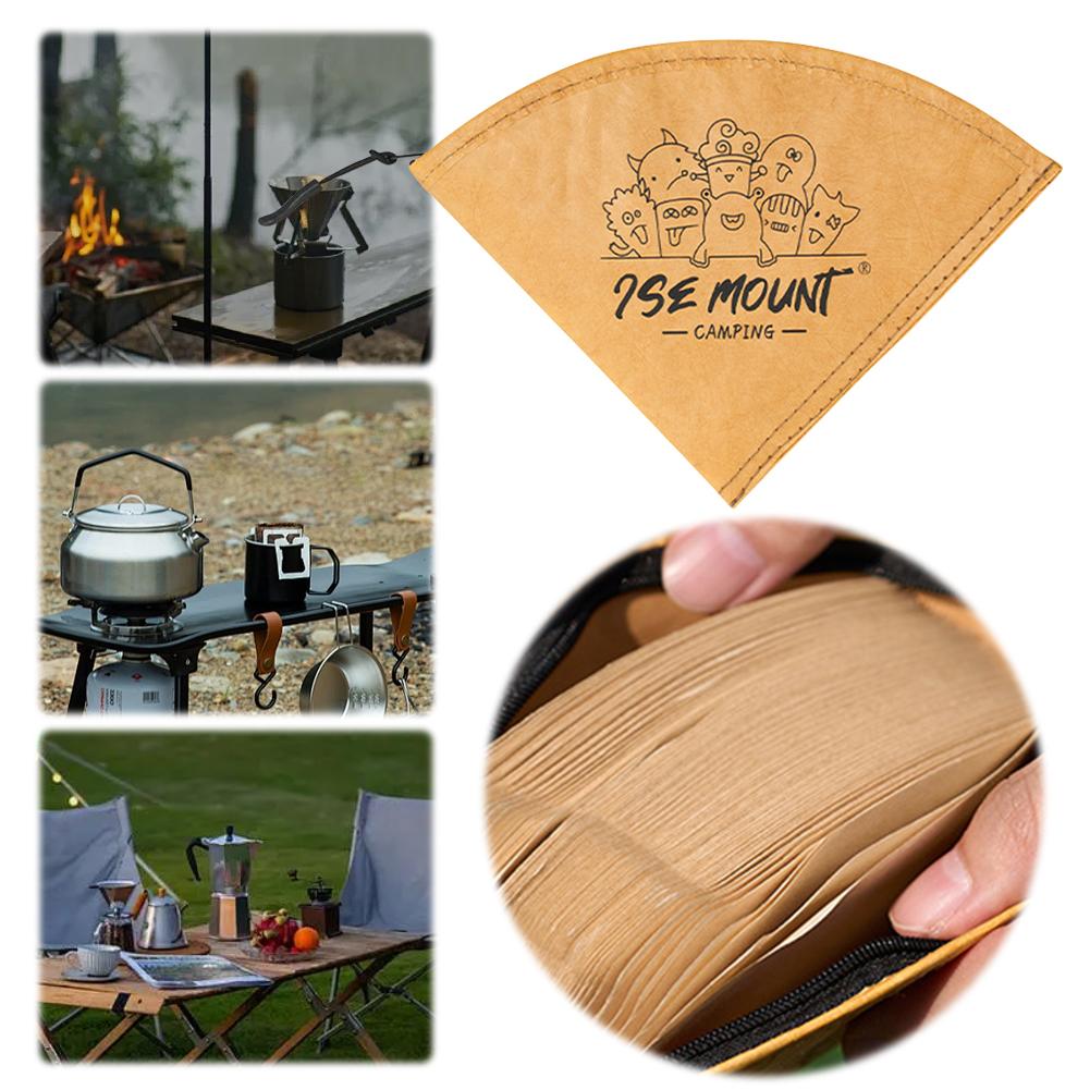 Органайзер для кофейных фильтров ручной заварки, водонепроницаемый, сумка для хранения фильтровальной бумаги для кофе ручной капельной заварки, пыленепроницаемый, для дома, кухни