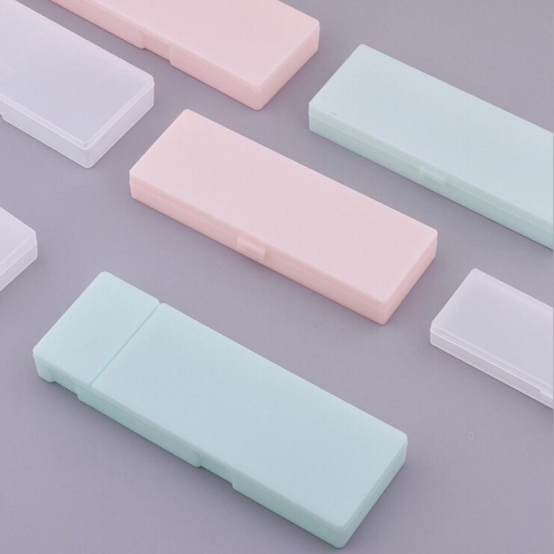 Multifunctional Lightweight Pencil Holder Carrying Case Creative Plastic Pen Box Makeup Case School Supplies