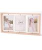 upFRAME Photo Multiple Stylish Frame, Bridal, Photos, Multi-sided, (Natural & White)