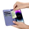 Icarer Wallet Case 2In1 Iphone 14 Pro Max Case Leather Flip Cover Anti-Rfid Light Purple (Wmi14220728-Lp)