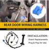 Жгут проводов задней двери с разъемом Жгут проводов в сборе Совместимый с 2004-2010 Dodge Ram 1500 2500 3500 4500 5500 Замена для