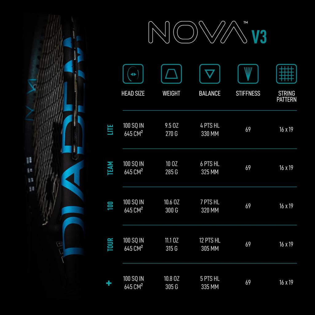 Diadem DIADEM Tennis Racket Nova V3 Light NOVA V3 LITE TAA014 G2