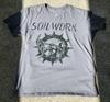 Классическая футболка SOILWORK Хлопок Серый Унисекс Футболка Унисекс Футболка