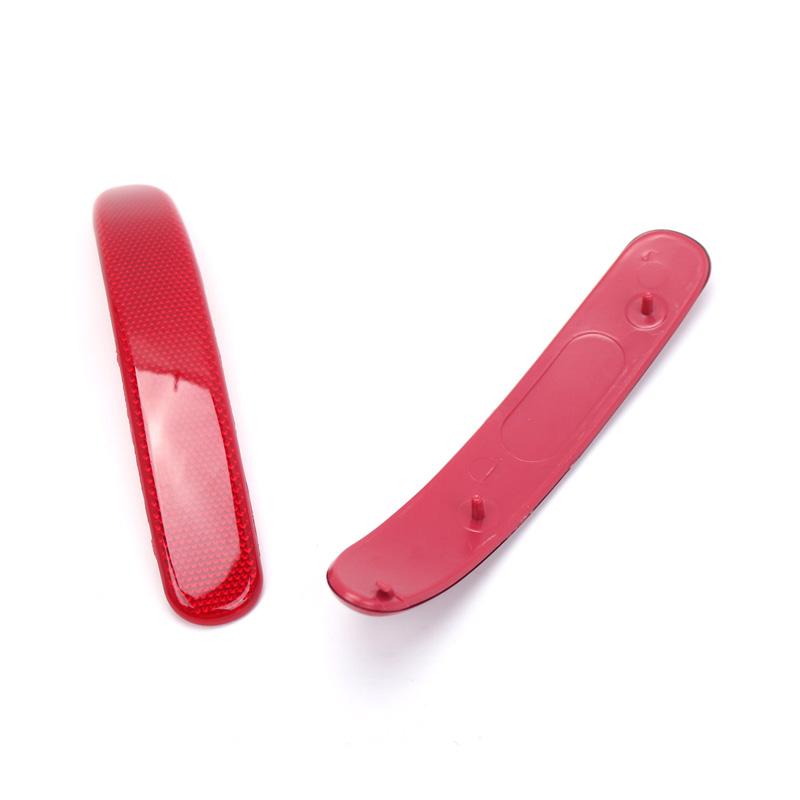 Red Lens Car Rear Bumper Reflector Lights Housing Replacement for BMW for Mini Cooper Clubman R55 2008-2014 Night Driving Safety Warning Lamp