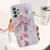 Pink Butterfly Pattern For Samsung A51,30,71,S9,Ultra,S20,FE,22,Lite,23,21,PIus,10,Transparent, Silicone Case