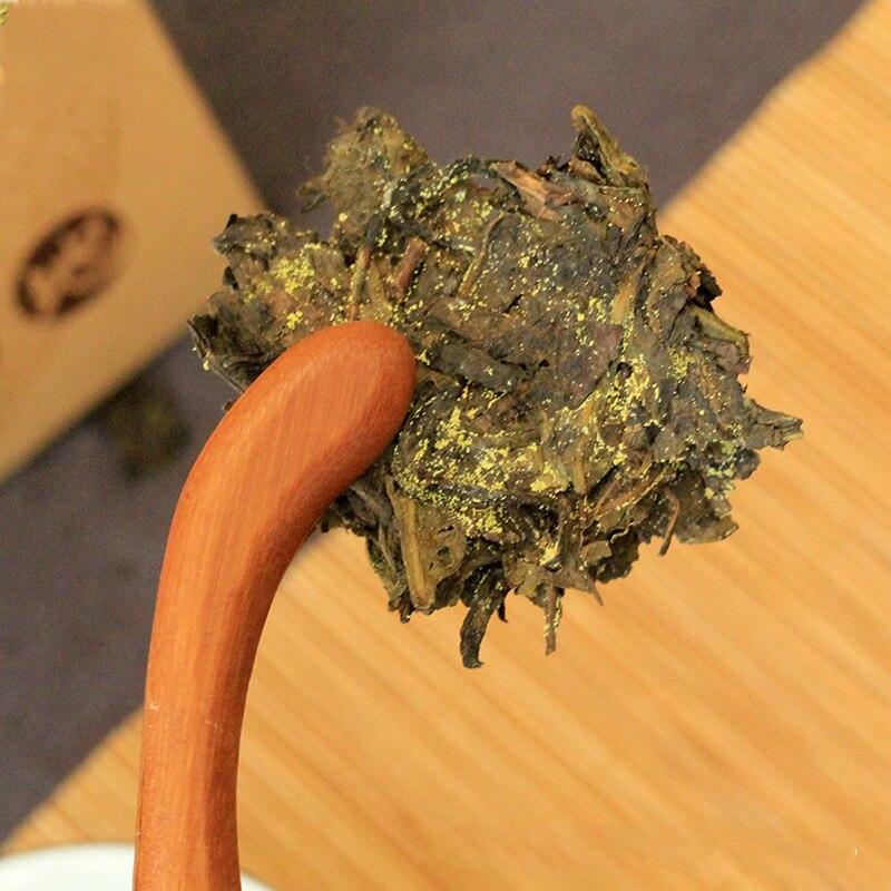 Выдержанный темный чай Фу Ча Аньхуа 2015 года, прессованный темный чай Gloden Flower, 950 г