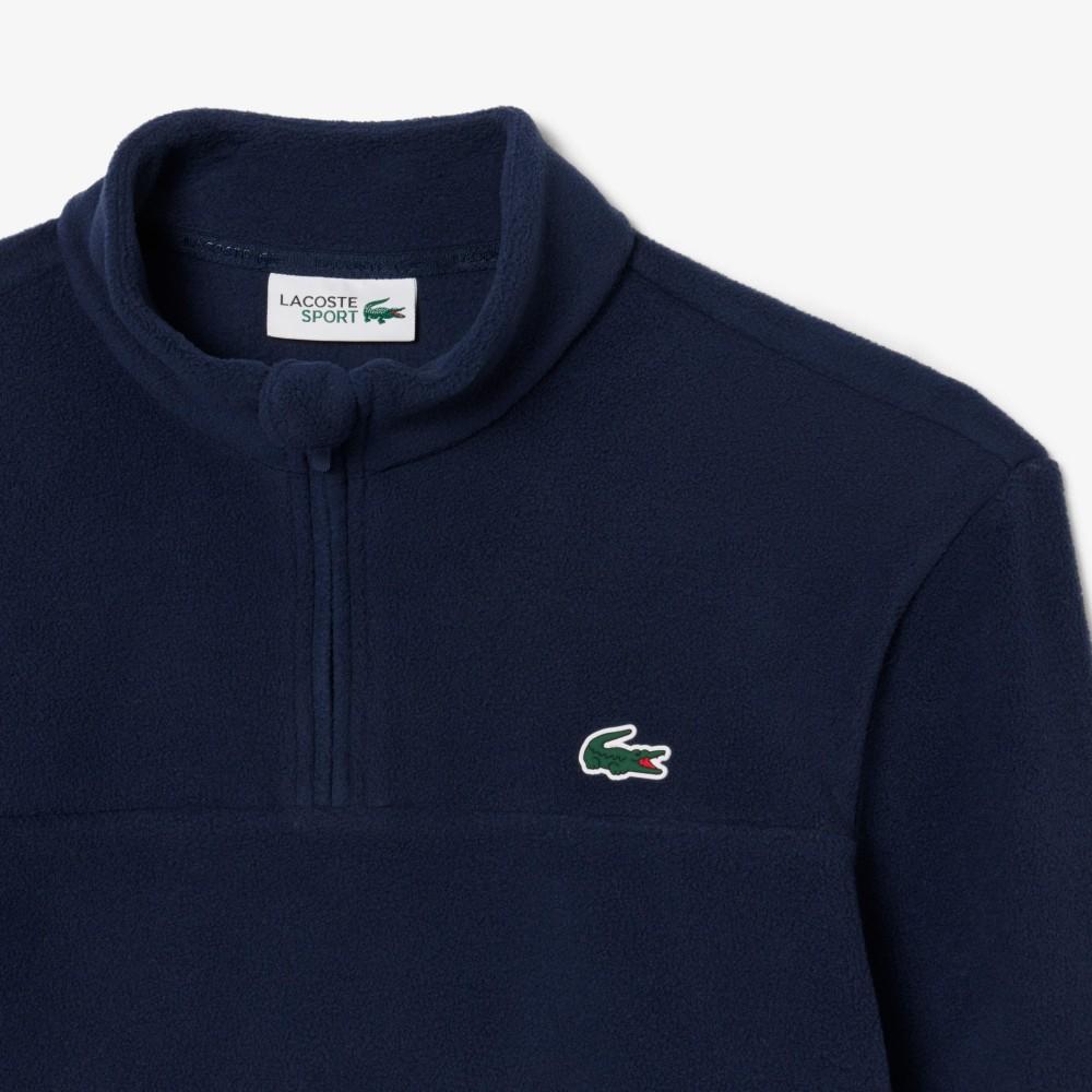 [Lacoste] Men's Golf Fleece Half-Zip Long-Sleeve Sweatshirt SH4809-55N166
