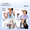 Strong Airflow Waist Clip Fan LED Display Mini Cooling Fan Waist-mounted Fan  Evening Trips