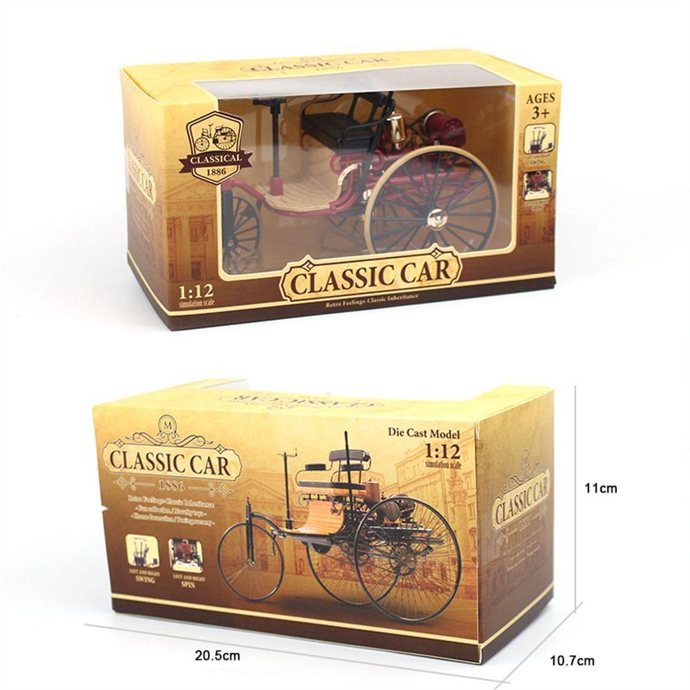 Metal Diecast Tricycle Model Three Wheeled Bike Miniature Model Collectibles Gift