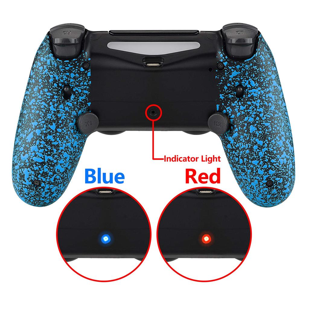 EXtremeRate PS4 Controller Кнопка «Задняя панель» Dawn FlashShot Trigger Stop Remap Совместимость с PS4 Controller JDM с платой обновления Переработанный задний корпус