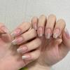 Wearable Manicure Coffin Fake Nails Long Length Press On Nails Ballerina False Nail Women