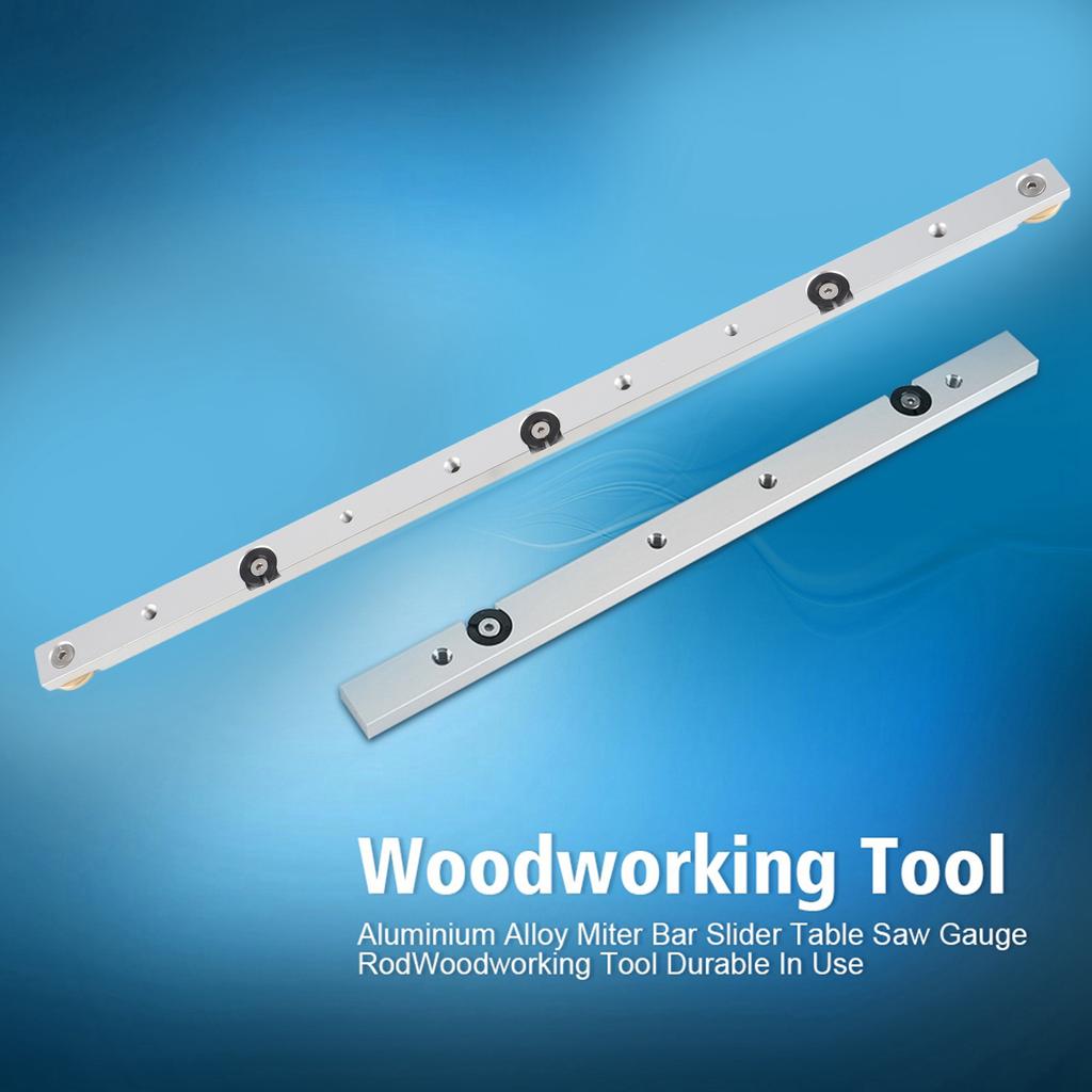 Aluminium Alloy Miter Bar Slider Table Saw Gauge Rod Woodworking Tool Sturdy In Use Table Saw Tool Miter Slider Woodworking Tool