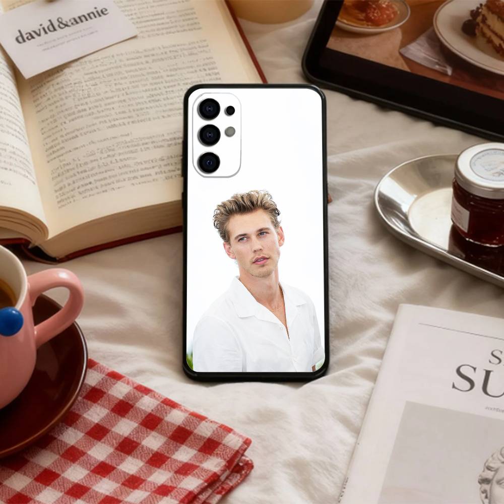 ACTOR Austin B-Butler   Phone Case For Samsung S 25,24,23,22,30,21,10,9,Ultra,Plus,Lite,FE,4,5 G Soft Black Case