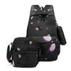 Primary School Backpack with Bear Pattern, Large Capacity Casual Daypack, Lightweight Children Shoulder Bag for Boys and Girls