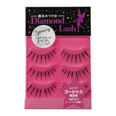 [3 пары] DiamondLash 1-я серия [Потрясающий взгляд] Для мягких, сказочных глаз Этот продукт поставляется в упаковке из 3 пар.