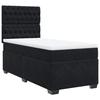 Maison Exclusive - Sommier à lattes de lit et matelas Noir 80x200 cm Velours