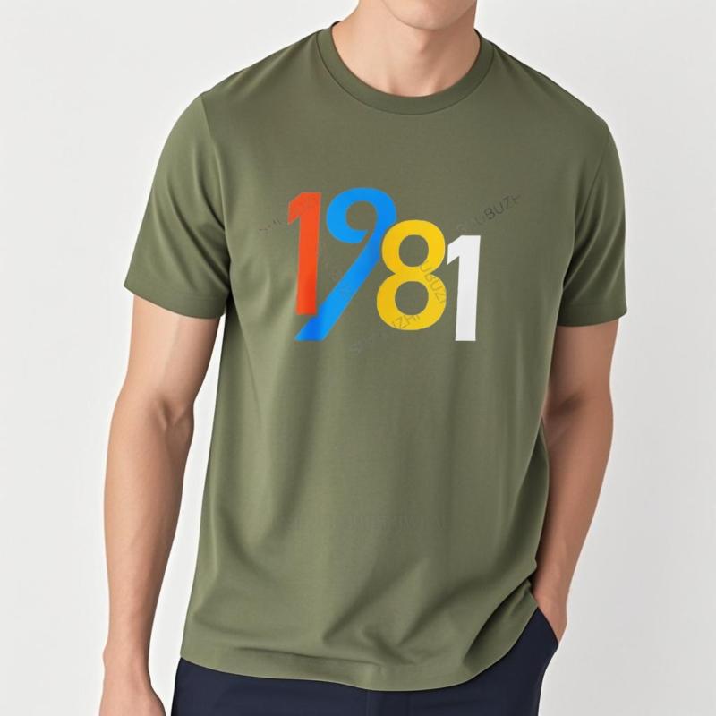 Men tshirt Fashion For Men Preshrunk Cotton Tshirt Fashion Tee Tops Classic Tshirts th Birthday Gift Slim Fit Apparel