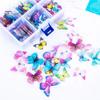 1 Box Hawaiian Flowers Butterflies Cake Toppers Edible Wafer Paper Decorations Edible Flowers Cupcake Toppers Cake Decor