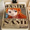 Фланелевое одеяло с принтом персонажей One Piece, Высококачественное, Удобное для всех сезонов, Декор для дома, Тепло и уют, Идеально для рождественских подарков