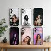Чехол для телефона Singer S-Selena Gomez для Samsung S25, S24, S21, S22, S23, S30, Ultra, S20, Plus, Fe, Note, 10, 9, 5G Черный