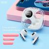 Apro138 True Wireless Bluetooth V5.3+EDR Transparency Headphones with ENC and LED Power Digital Display Stereo Sound Earphones