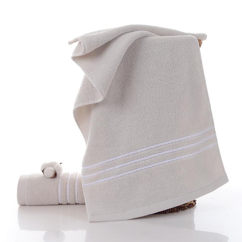 Gaoyang Towel Yarn-Dyed Plain Weave Pure Cotton Embroidered Custom LOGO Gift Cross-Border Thickened Soft Absorbent pool towel pool towel