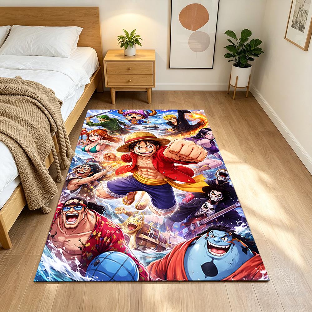 One Piece Adventure Journey Non-Slip Home Carpet Design for Office Decor Living Room Gift