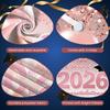 Выпускное мероприятие Дисплей Розовый Блеск 2026 Класс Фон для Класса Выпуск 2026 Дисплей Выпуск 2026 Фон для Выпускного Празднования