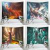 Cartoon Characters Background Decorative Tapestry Home Wall Decor Office Living Room Tapestry