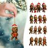 2025 Savage Advent Calendar 24 Unique 3D Sasquatch Ornament Christmas Countdown Box Holiday Decoration Gift for Adults And Families