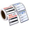 450 PCS Oil Change Stickers For Windshield, 2 Rolls  Oil Change Sticker, 2 X 2 Inches Next Service Due Sticker Labels, Removable Vinyl Stickers For