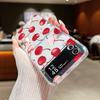 Для Samsung Galaxy Z Flip 3 4 5 6 7 Чехол Вишня Арбуз Фрукты Жесткий Прозрачный Складной Чехол Для Samsung Z Flip6 Flip5 Flip4 Flip