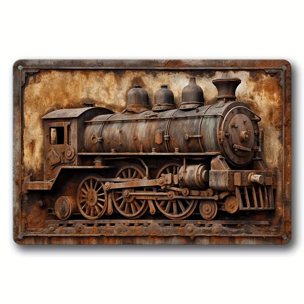 Винтажные постеры в старом стиле для грузовиков и поездов, металлические жестяные вывески, декоративные тарелки для клуба, человека, пещерного бара, отеля, кафе, Настенный декор