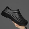 EVA Chef Shoes Men Non Slip Oil Proof Waterproof Restaurant Kitchen Working Shoes Garden Shoes Soft Rubber Sandals Size 36-45