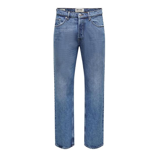 Джинсы Only & Sons Edge 22024939 синий Loose Fit