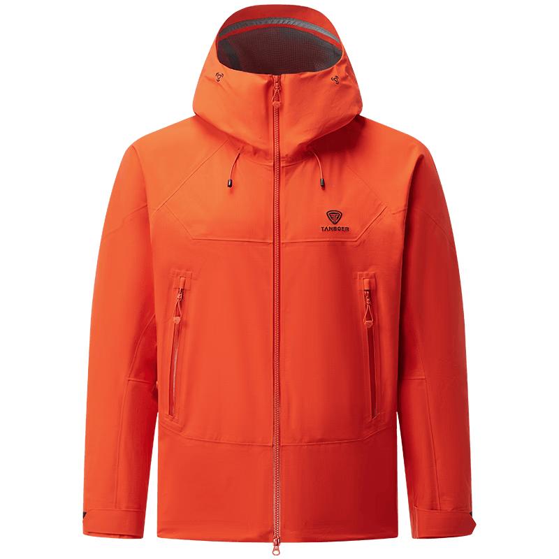 Tanboer Men's Hooded Softshell Outdoor Sport Jacket