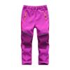 New Arrival Kids' Outdoor Softshell Pants Waterproof Breathable Durable Warm Climbing Trousers Spring Autumn  for Boys Girls