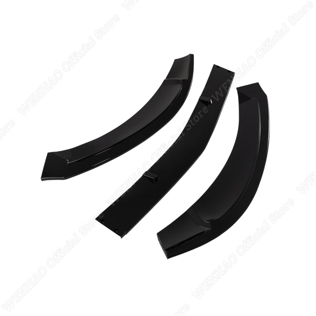 BKS2 Front Bumper Splitter Lip Spoiler Diffuser Guard Body Kit Cover For Mercedes Benz CLA Class C117 CLA200 260 CLA45 AMG 2013-2015