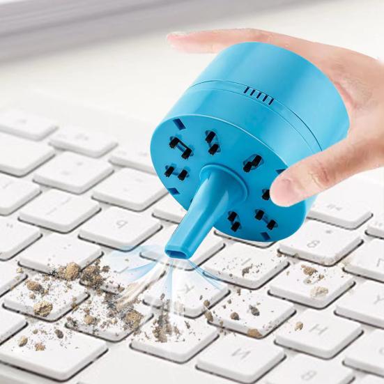 Настольный пылесос Yousheng, мощный портативный беспроводной мини-пылесос с запуском одной кнопкой на батарейках, пылесборник