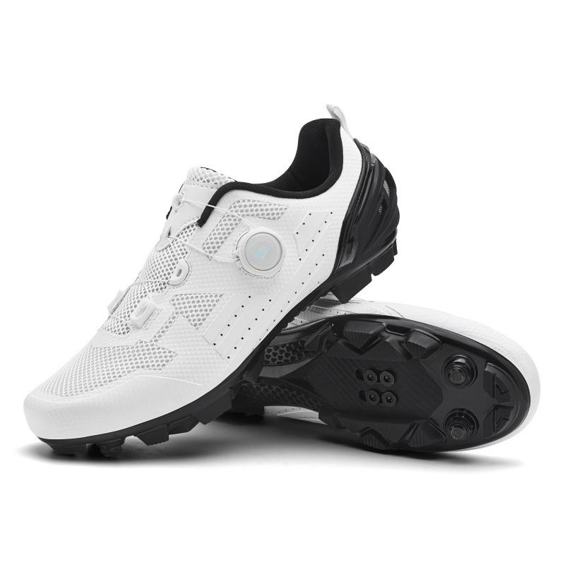 Foreign Trade Breathable Bicycle Shoes Cycling Shoes Men and Women Road Bike Lock Shoes Mountain Bike Help Shoes