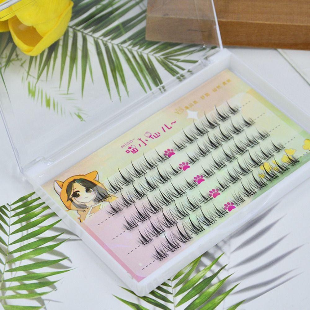 Наращивание ресниц Индивидуальные пучки ресниц DIY Сегментированные ресницы Пучки DIY