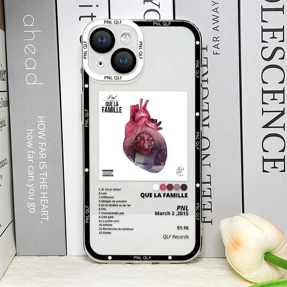 Чехол для телефона PNL QLF Рэпер Певец для IPhone 15 14 13 12 11 Pro Max Mini 8 7 15Plus SE2 X XS XR Coque Fundas Силиконовый Прозрачный Чехол