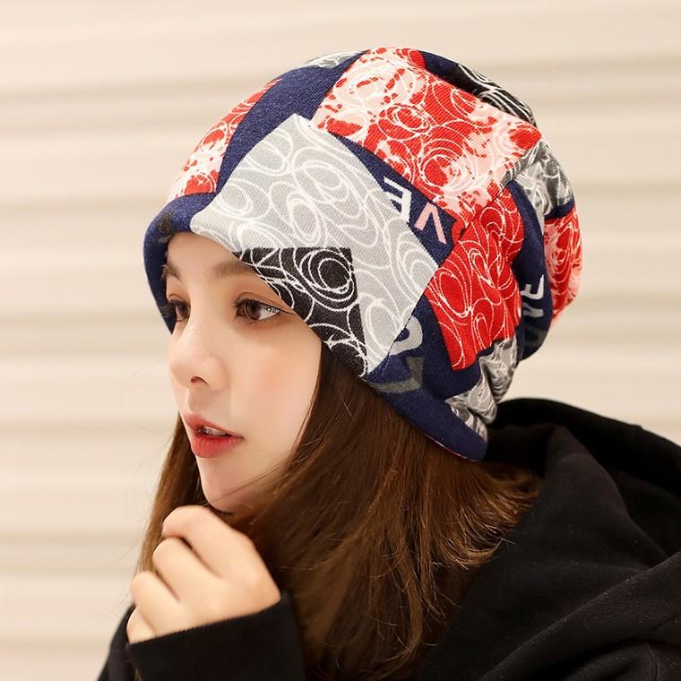New fashion color matching five-pointed star pullover hat, European and American style ear protection headgear is hot-selling in stock