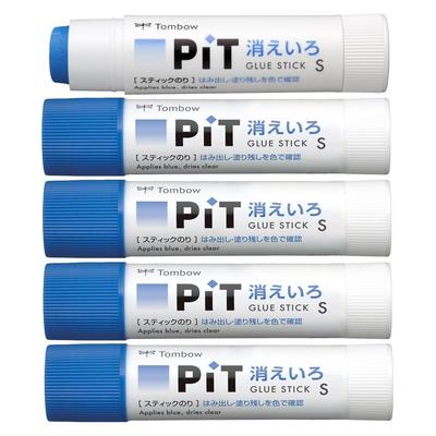 Клей-карандаш Tombow Kieiro PiT S 10г Исчезающий цвет 5 шт HCA-513